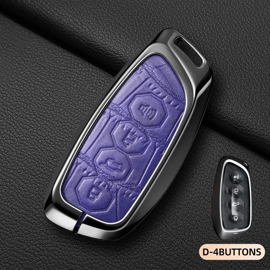 Suitable for Haval Raptor Key Case, Genuine Leather Second-Generation Big Dog, Haval H6, Shenshou, Xiaolong Max, Cool Dog, Xiaolong Shell Cover