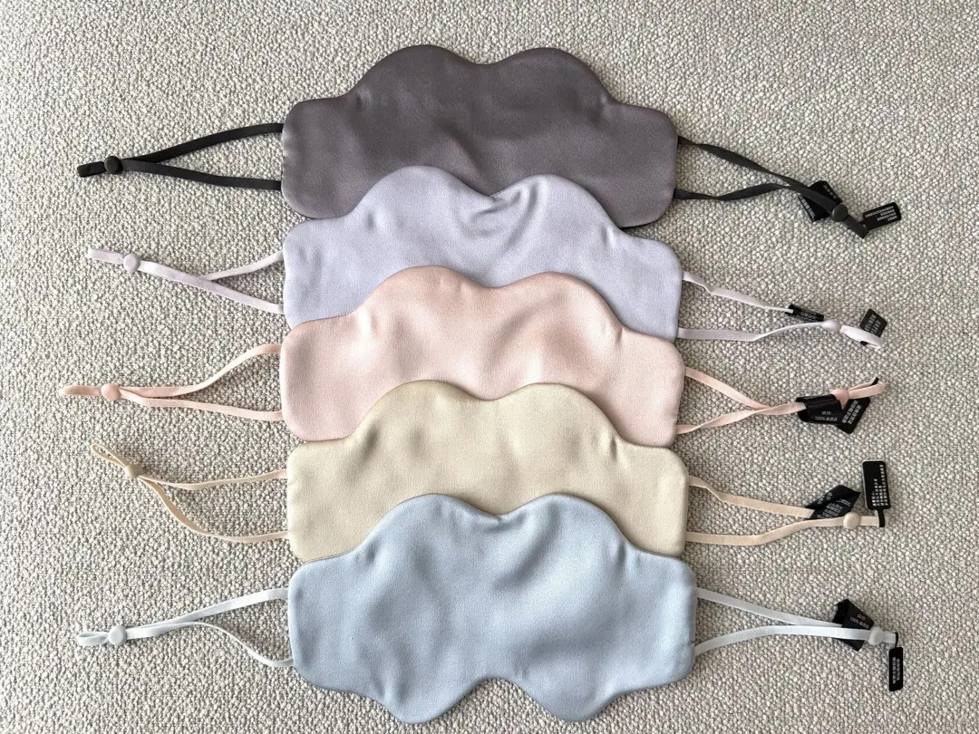 100% Mulberry Silk Sleep Mask, Light-Blocking Silk Cloud Eye Mask, Lightweight and Breathable, for Medical Beauty, Student Dormitory, Nap — feature 6