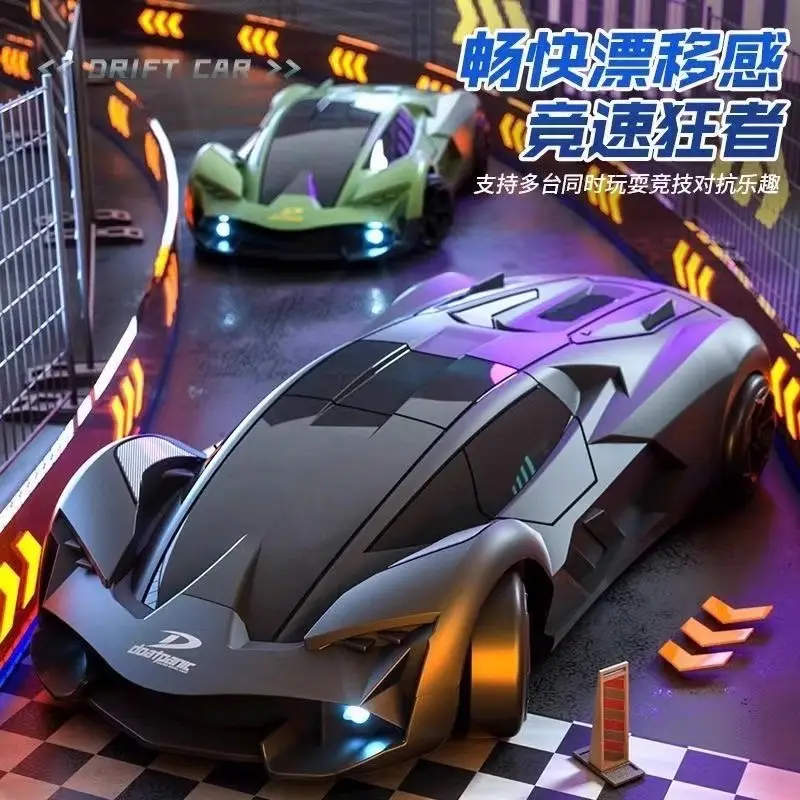 Four-Wheel Drive Rc Remote Control Car Drift High-Speed Mini Racing Car Children's Toy Birthday Gift 2026 New Model Black Technology