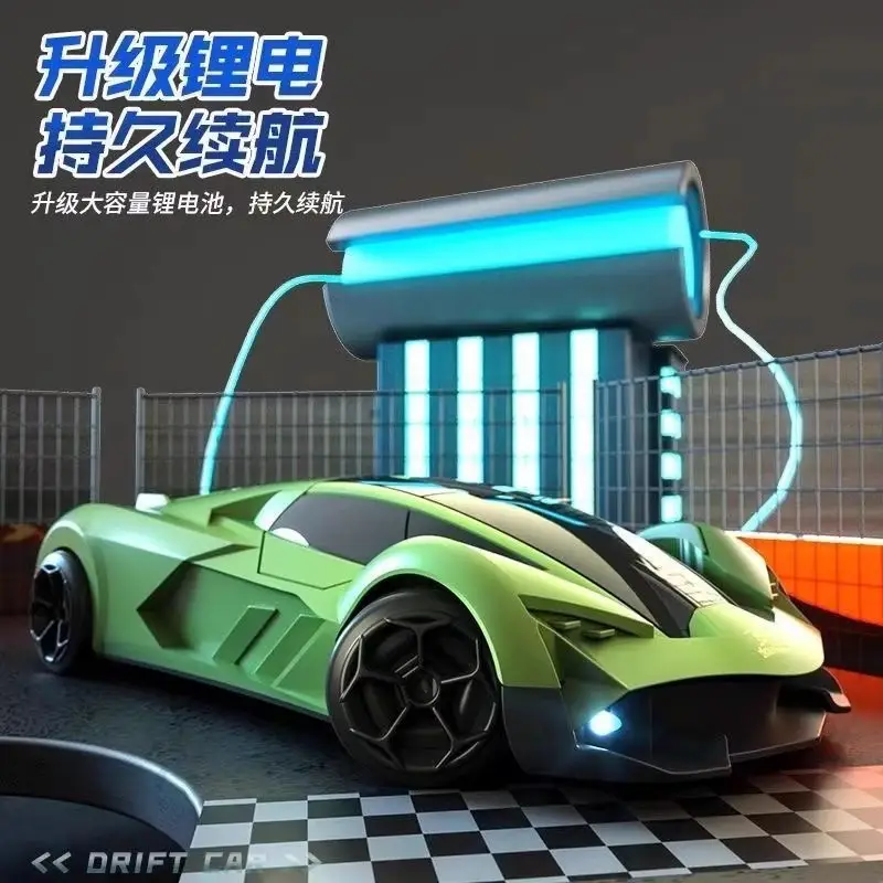 Four-Wheel Drive Rc Remote Control Car Drift High-Speed Mini Racing Car Children's Toy Birthday Gift 2026 New Model Black Technology