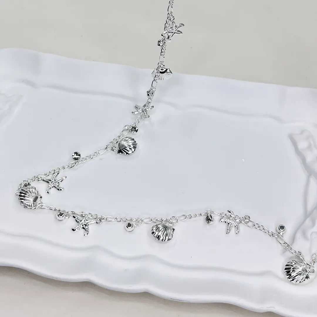 DIY Jewelry Chain with High Color Retention, Starfish and Shell Handmade Chain, Loose Chain, Cross-Border Ocean Series, Ancient Style Hanfu Accessories — feature 15
