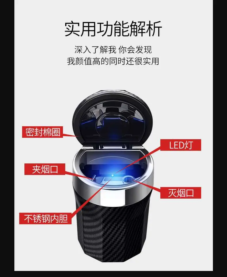 Haval H6 Coupe M6 Haval H6 H5 Modified Car Ashtray Decoration Interior Car Accessories — feature 10