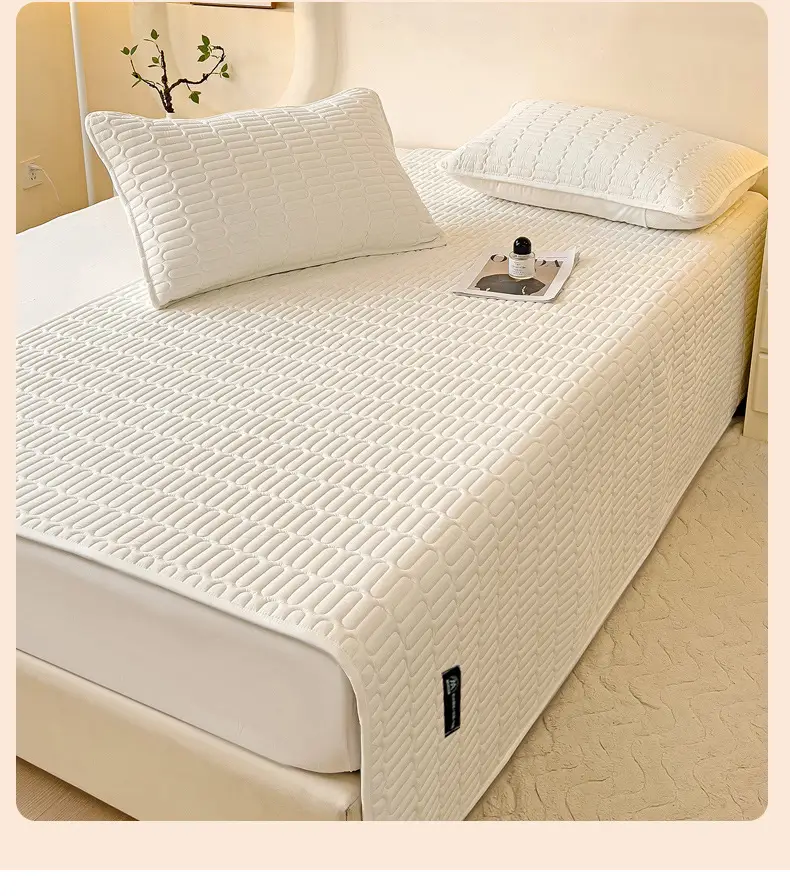 Cross-Border Waterproof Mattress Pad, Four-Season Bed Protector, Quilted Cotton Bed Sheet, Non-Slip Protective Pad, Bed Cover, Foreign Trade Wholesale — feature 14