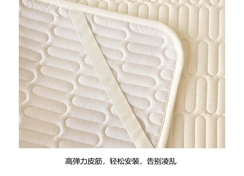 Cross-Border Waterproof Mattress Pad, Four-Season Bed Protector, Quilted Cotton Bed Sheet, Non-Slip Protective Pad, Bed Cover, Foreign Trade Wholesale — feature 20