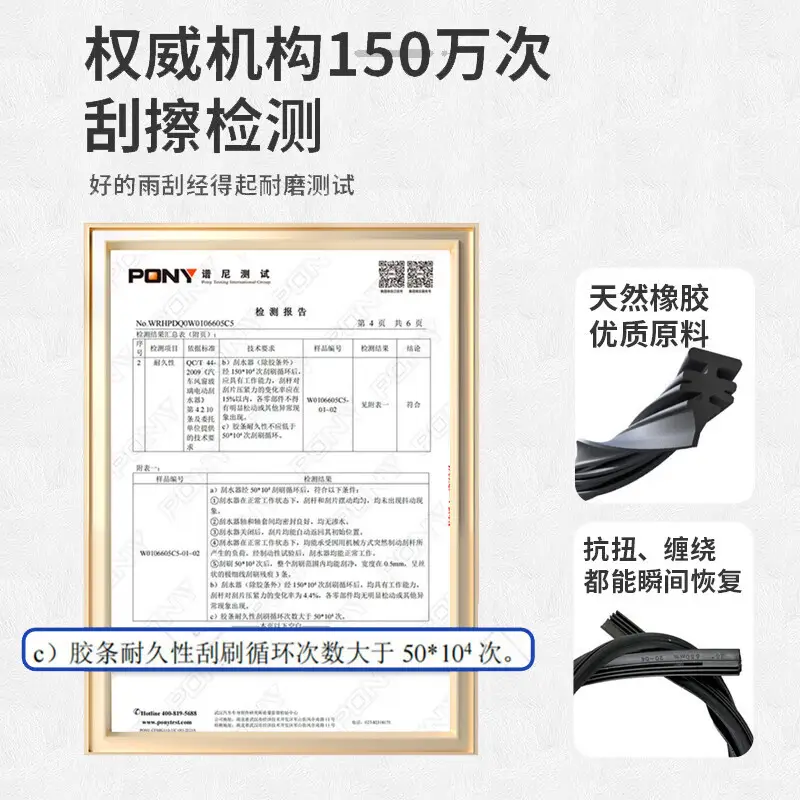 Suitable for Modern Hyundai Elantra Wipers, Silent Wiper Blades for 2004-2024 Elantra Ev Models, Boneless Rubber Strips