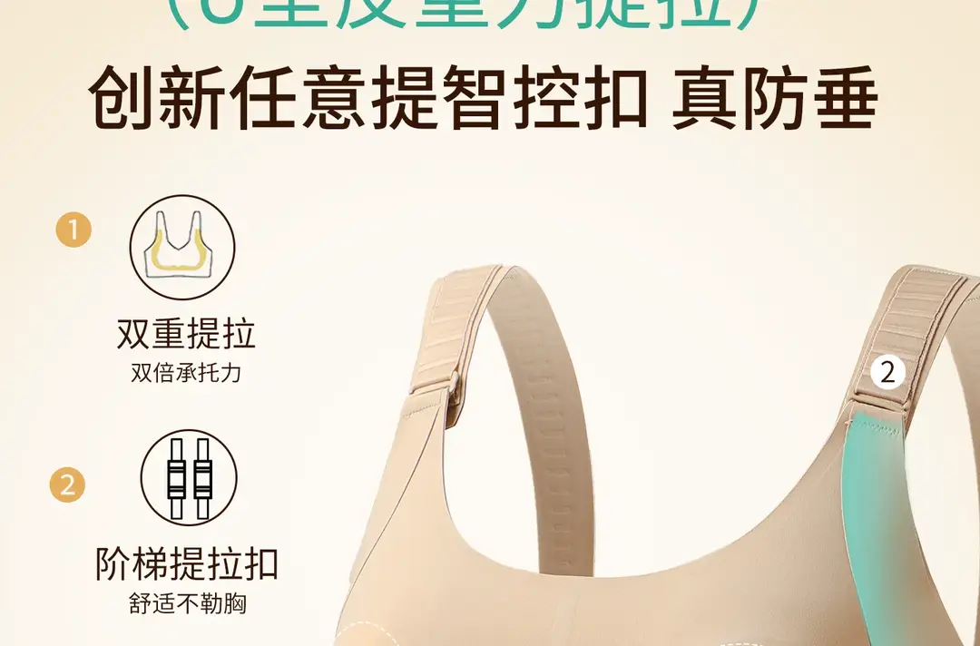7-Level Adjustable Lift Bra for Women with Large Busts, Full Cup, Side Breast Reduction, Anti-Sagging, Seamless, Plus-Size Bra, Thin — feature 10