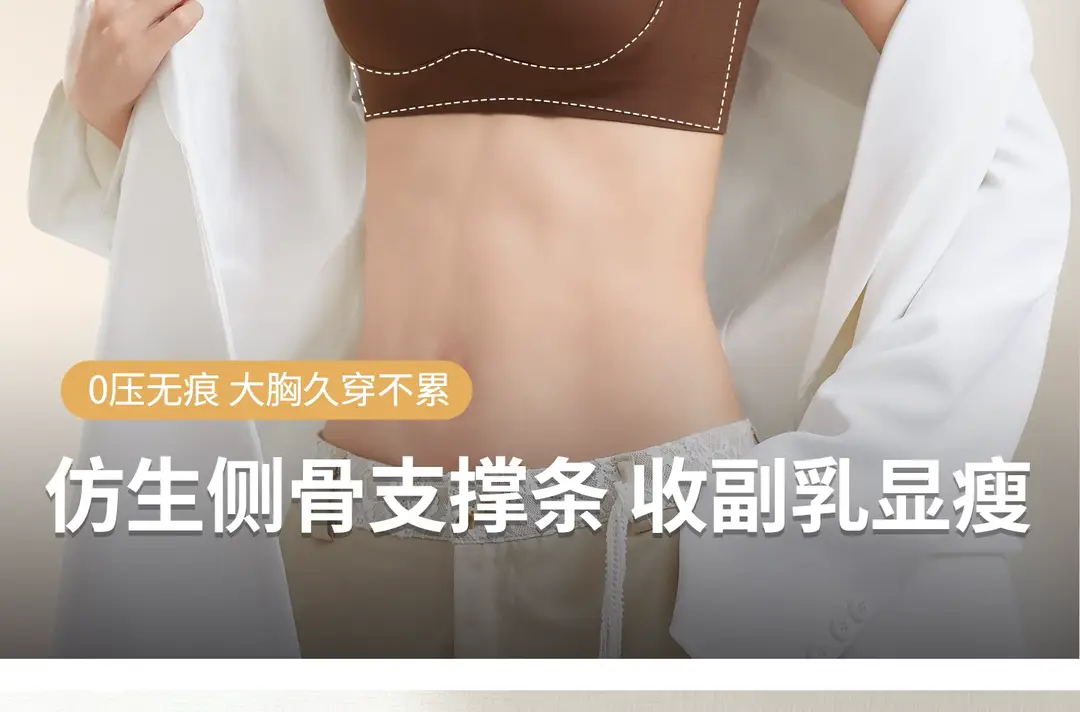 7-Level Adjustable Lift Bra for Women with Large Busts, Full Cup, Side Breast Reduction, Anti-Sagging, Seamless, Plus-Size Bra, Thin — feature 20