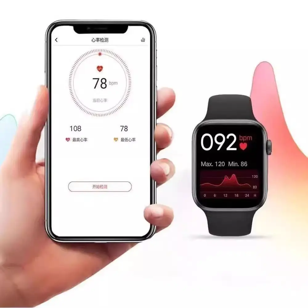 Huaqiangbei Smart Watch with Accurate Non-Invasive Blood Sugar Monitoring, Blood Lipid, Heart Rate, Blood Pressure, and Uric Acid Monitoring, Bluetooth-Enabled Watch