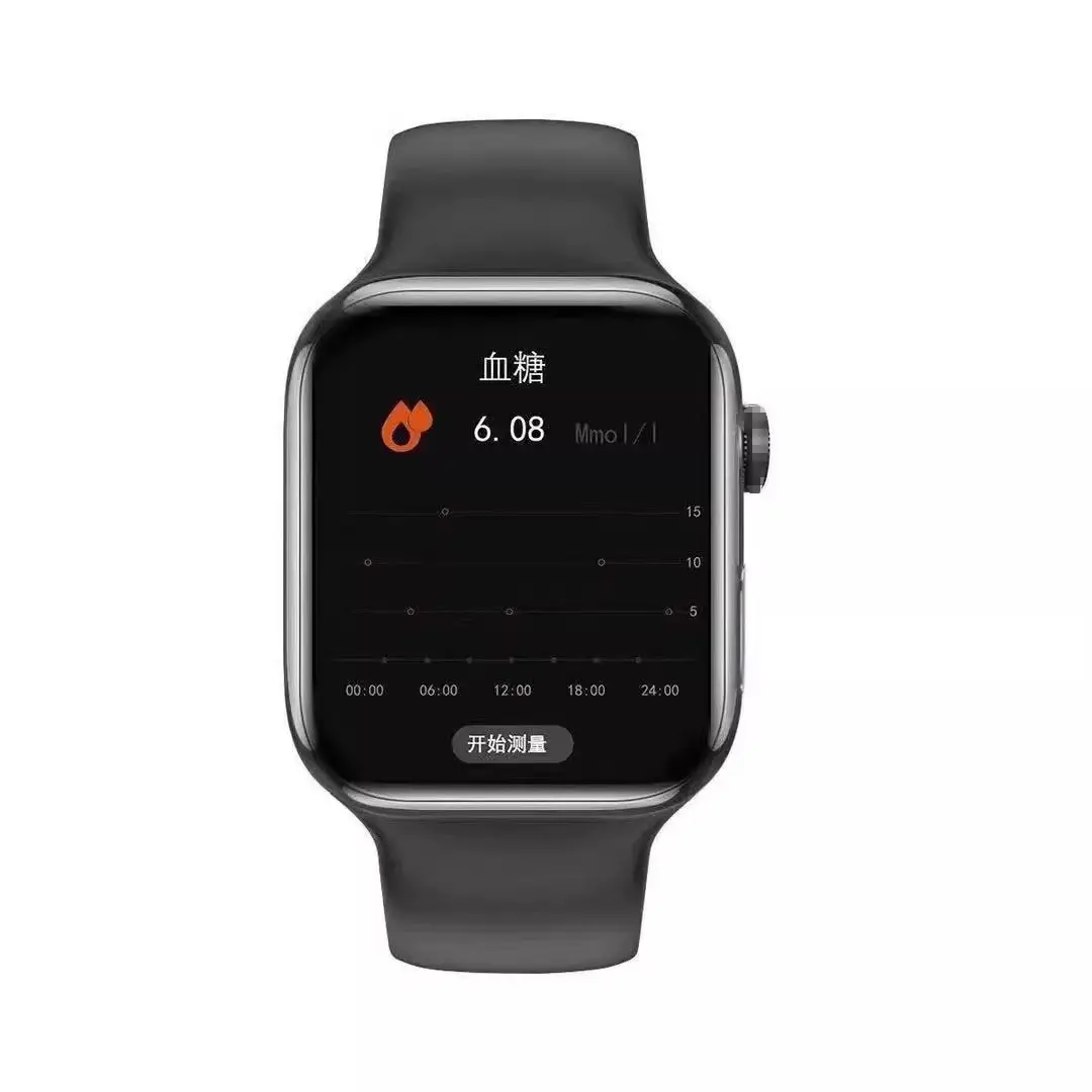Huaqiangbei Smart Watch with Accurate Non-Invasive Blood Sugar Monitoring, Blood Lipid, Heart Rate, Blood Pressure, and Uric Acid Monitoring, Bluetooth-Enabled Watch