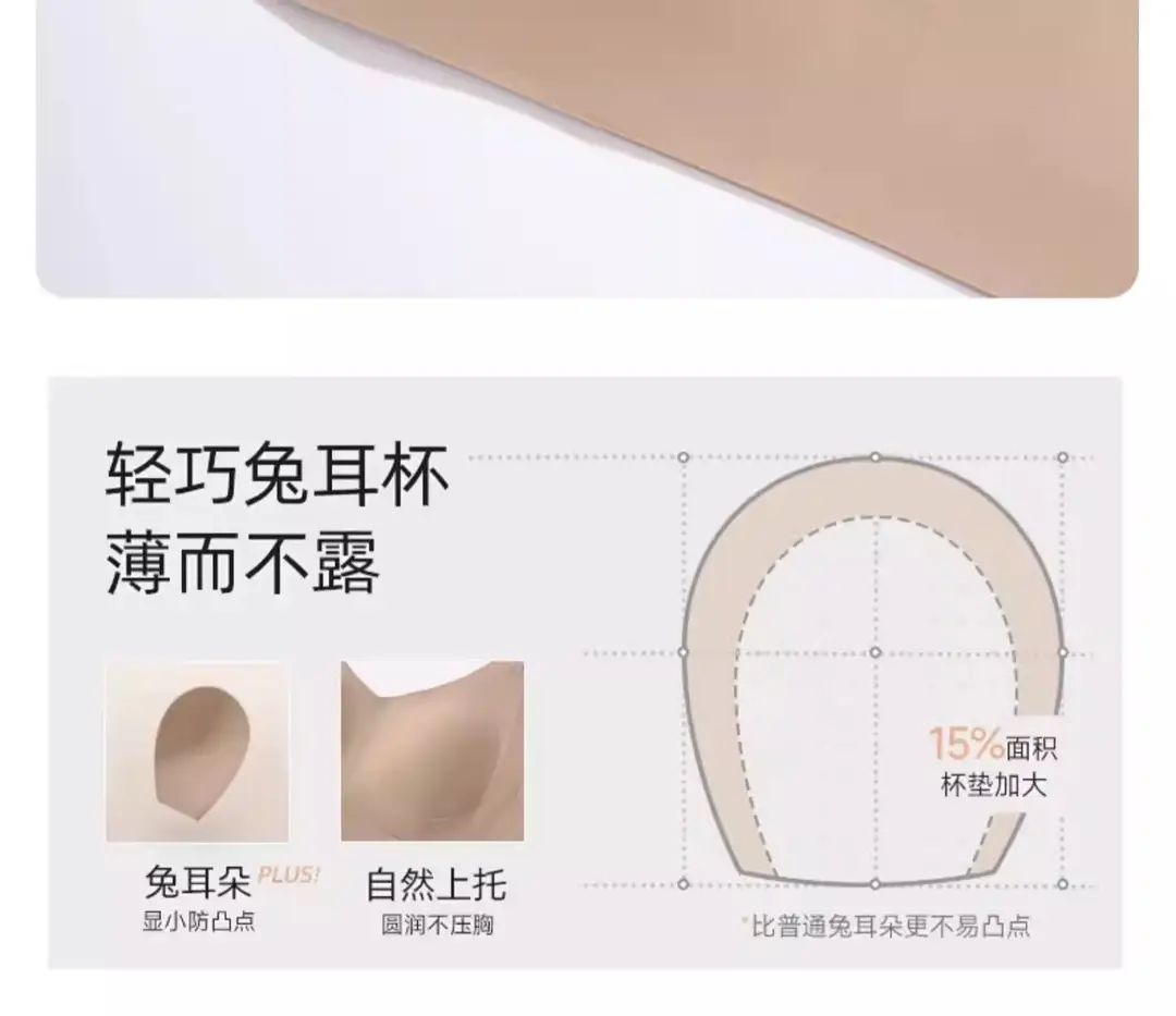 Large Bust Minimizing Bra for Women, Full Cup, Ultra-Thin, Cool and Breathable, Seamless, Wireless, Soft Support, Plus Size Bra — feature 8