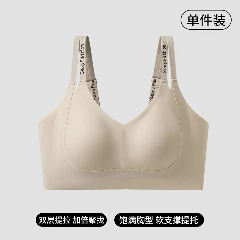 Large Bust Minimizing Bra for Women, Full Cup, Ultra-Thin, Cool and Breathable, Seamless, Wireless, Soft Support, Plus Size Bra