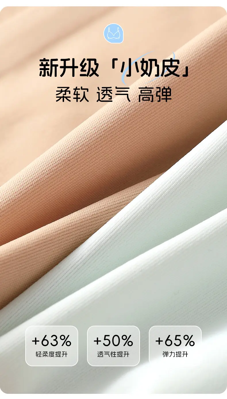 Developmental Girls' Underwear with Fixed Cups, Girls' Sports Vests, Shock-Proof, Seamless, Anti-Translucent Bras for Middle and High School Students — feature 8
