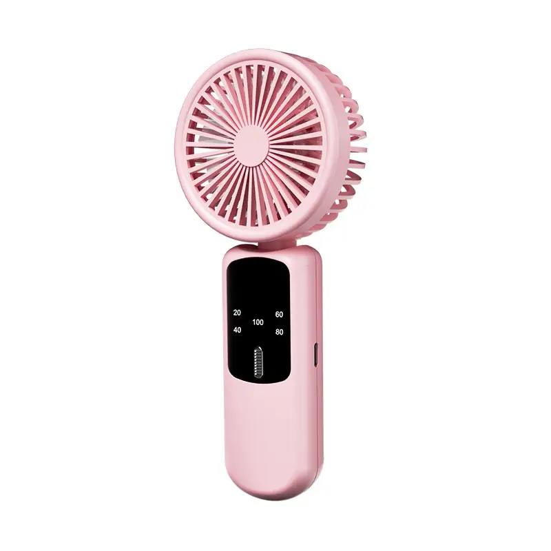 Handheld Fan, Portable Charging Mini Cartoon Desktop Fan with Strong Wind, Long Battery Life, Cooling, USB Charging Small Fan