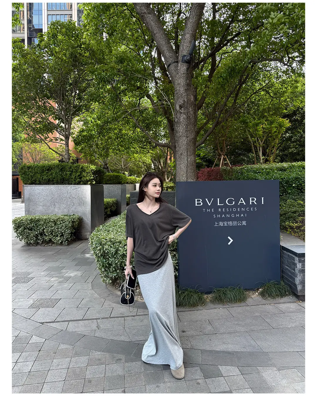 Superniniyy Mint & Relaxed Snowflake Texture Rolled-Edge V-Neck Short-Sleeve Loose Lazy T-Shirt # 3500J — feature 32