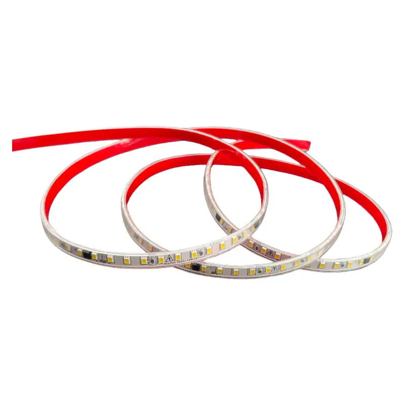 High-Voltage 220V Self-Adhesive Led Light Strip, Flexible Light for Display Cabinets, Linear Patch, Driver-Free, Linear Outdoor Waterproof Light Strip
