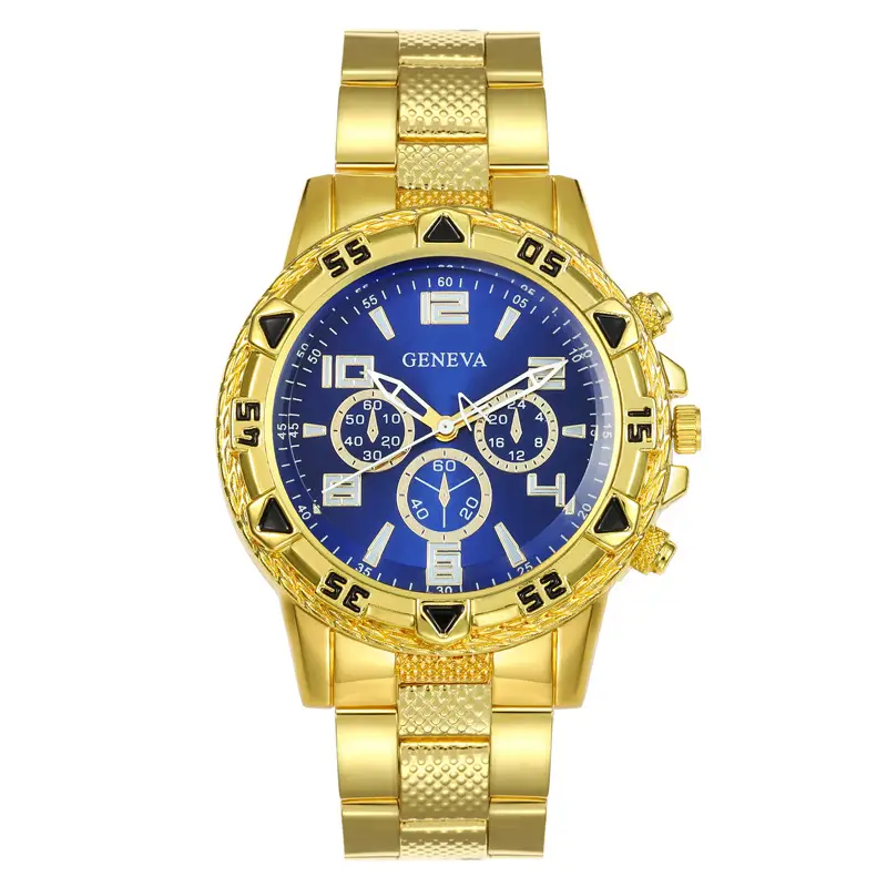 Cross-Border E-Commerce Hot-Selling Men's Steel Band Watch Factory Wholesale Fake Three-Eye Business Quartz Watch Men's Wristwatch — feature 11