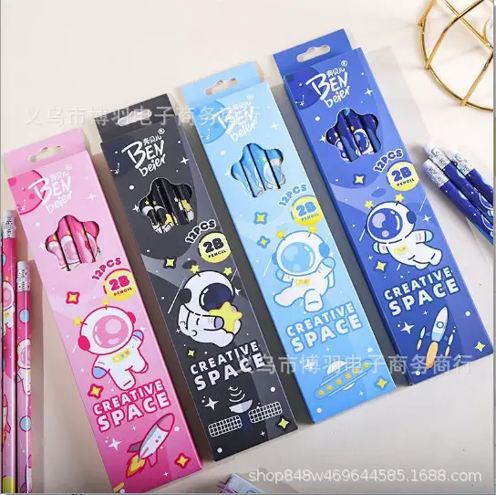 New Hello Kitty 2B Pencils, Cute and Adorable, Popular on Instagram, Boxed Pencils for Children and Students.