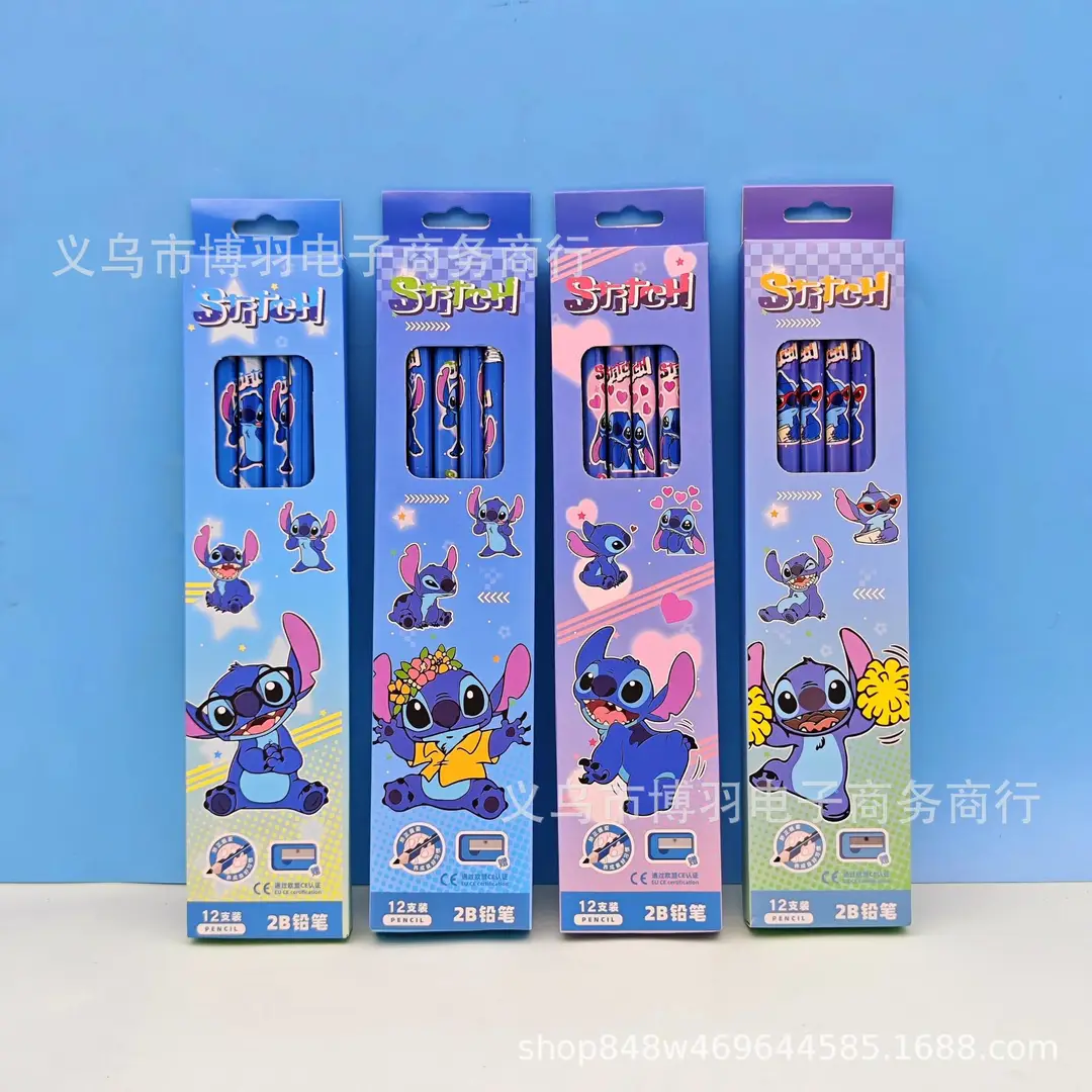 New Hello Kitty 2B Pencils, Cute and Adorable, Popular on Instagram, Boxed Pencils for Children and Students.