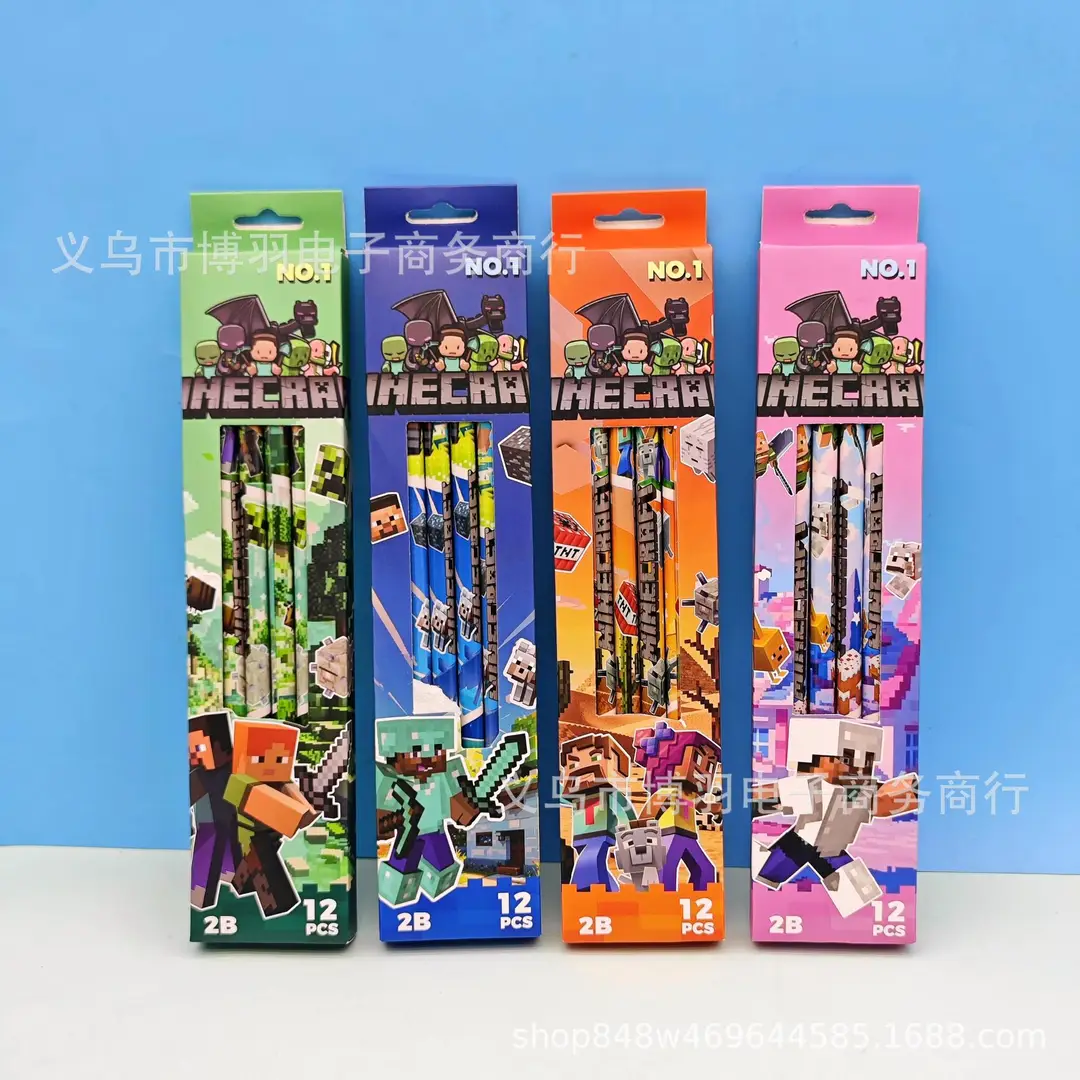 New Hello Kitty 2B Pencils, Cute and Adorable, Popular on Instagram, Boxed Pencils for Children and Students.