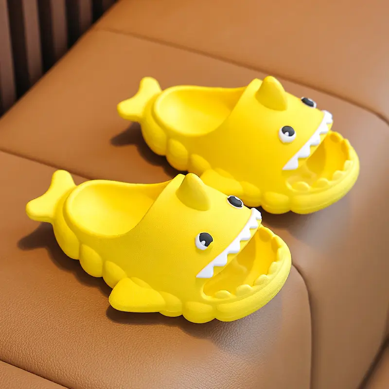 Children's Sandals, Shark Baby Slippers, Girls' Clogs, Summer Indoor Bathing and Outdoor Wear, Beach Non-Slip Shoes