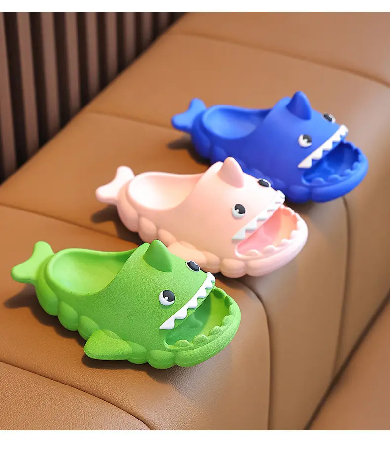 Children's Sandals, Shark Baby Slippers, Girls' Clogs, Summer Indoor Bathing and Outdoor Wear, Beach Non-Slip Shoes — feature 17