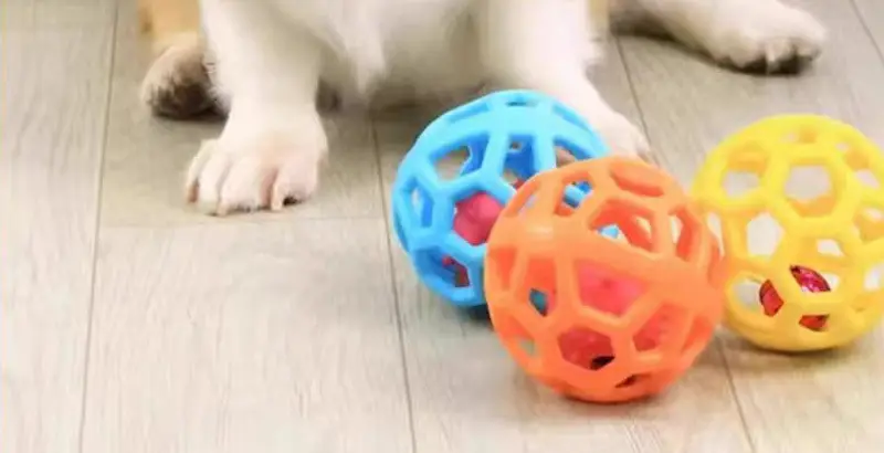 Dog Self-Entertainment Chew Toy Ball, Durable and Bite-Resistant, Hollow Design for Small Dogs, Puppies, and Cats, to Expend Energy — feature 2