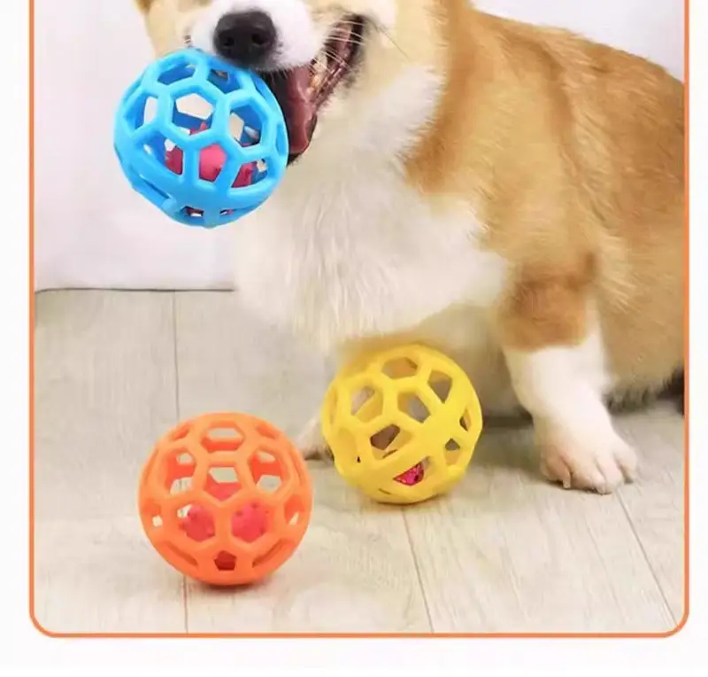 Dog Self-Entertainment Chew Toy Ball, Durable and Bite-Resistant, Hollow Design for Small Dogs, Puppies, and Cats, to Expend Energy — feature 4