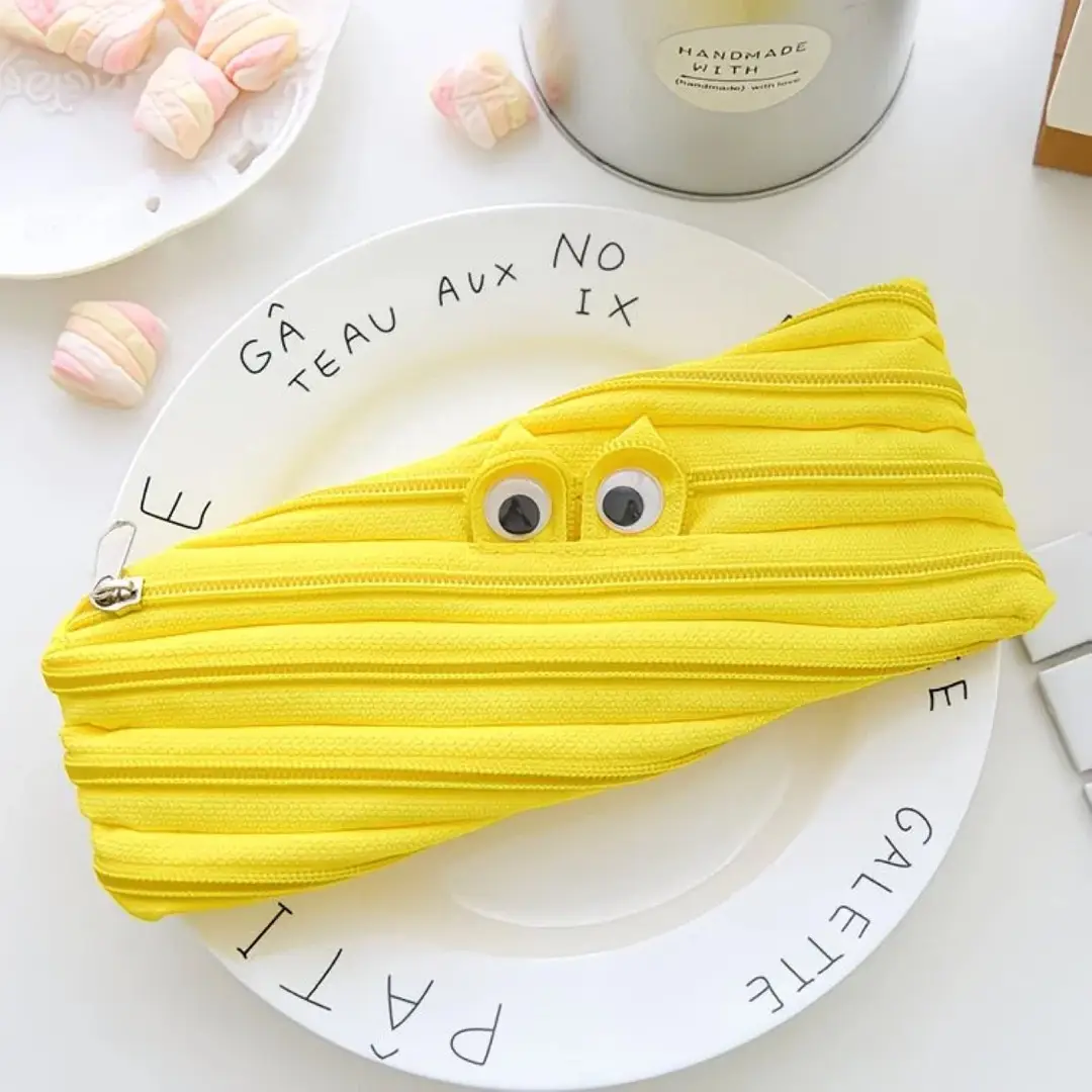 Xiaohongshu's Same Style Zipper Pencil Case, Creative and Quirky Stress-Relief Stationery Storage Bag, Large Capacity Pencil Box for Students — feature 7