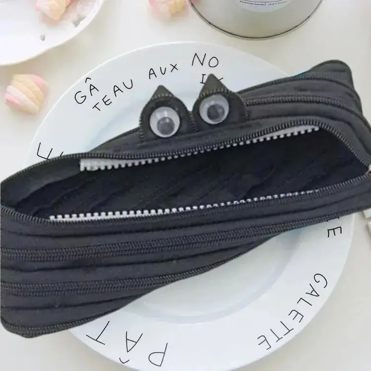 Xiaohongshu's Same Style Zipper Pencil Case, Creative and Quirky Stress-Relief Stationery Storage Bag, Large Capacity Pencil Box for Students — feature 9
