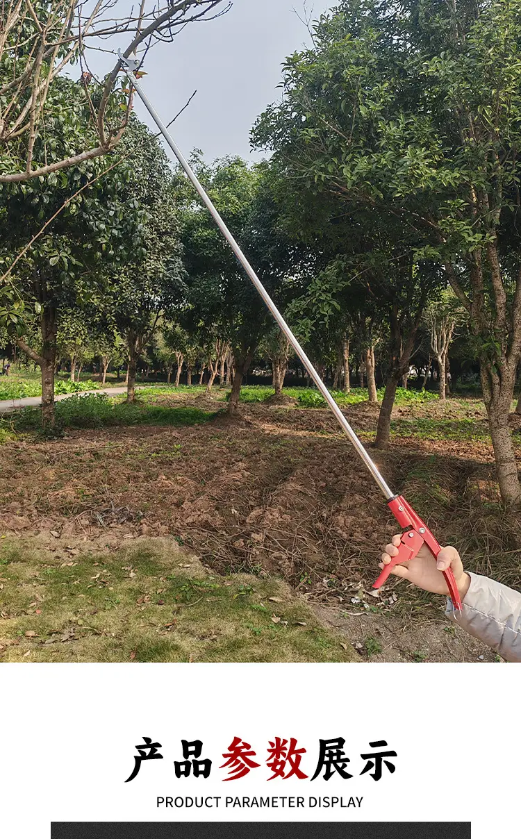 Stainless Steel Pruning Shears for High-Altitude Branch Trimming, Specialized Scissors for Landscaping, Gardens, and Fruit Tree Branches, High Branch Shears for Wholesale — feature 10