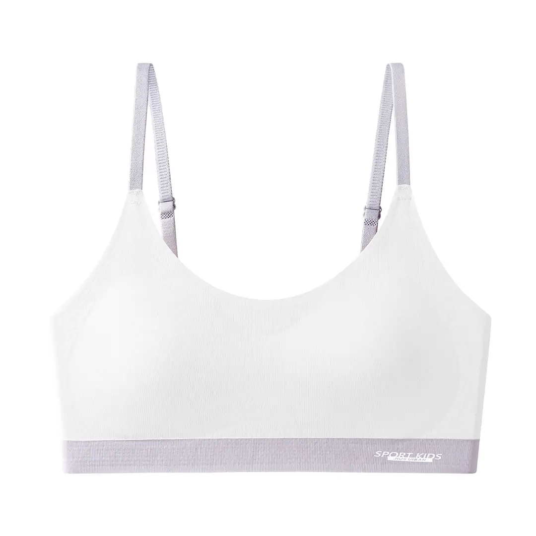 Developmental Period Underwear for Junior High School Girls, Girls' Bras for 12-16 Years Old, Middle School Students' Sports Vests, High School Students' Bras