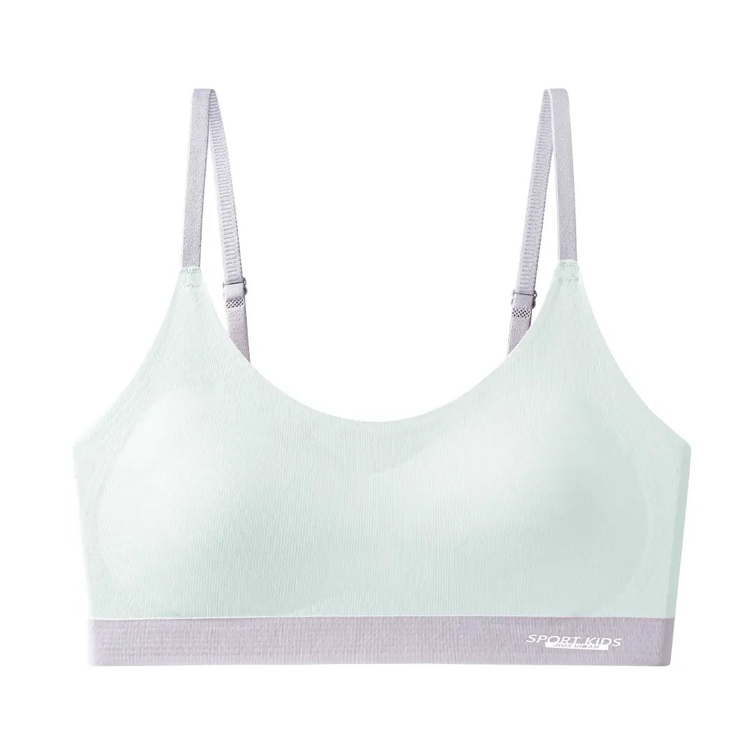 Developmental Period Underwear for Junior High School Girls, Girls' Bras for 12-16 Years Old, Middle School Students' Sports Vests, High School Students' Bras