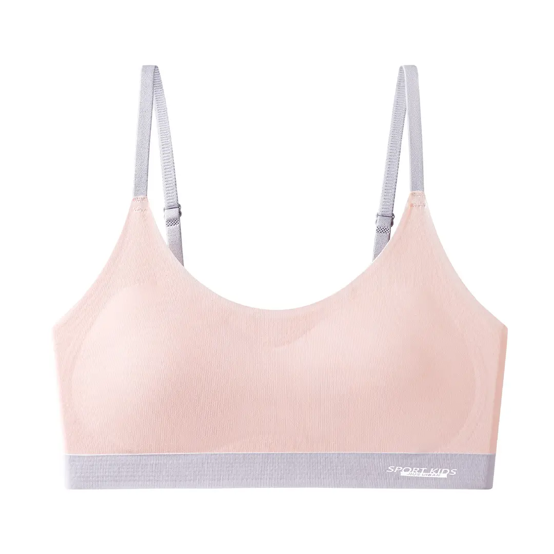 Developmental Period Underwear for Junior High School Girls, Girls' Bras for 12-16 Years Old, Middle School Students' Sports Vests, High School Students' Bras