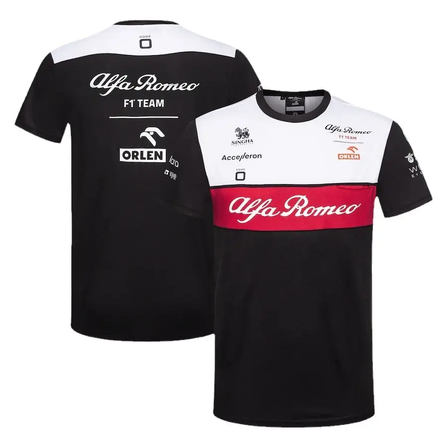 Racing Suit T-Shirt F1 Quick-Drying Cultural Shirt Mclaren Mercedes Martin Team Men's and Women's Short-Sleeved Round-Neck Top