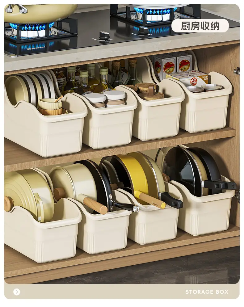 Cabinet Storage Box with Wheels, Gap Filler for Miscellaneous Items, Snack Storage Box, Large Capacity Multifunctional Kitchen Storage Box for Home Use — feature 12