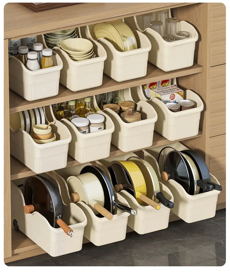 Cabinet Storage Box with Wheels, Gap Filler for Miscellaneous Items, Snack Storage Box, Large Capacity Multifunctional Kitchen Storage Box for Home Use — feature 19
