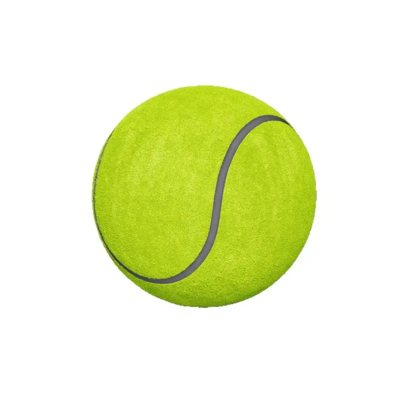 Dog Toy Ball Self-Entertainment Boredom-Relief Gadget for Pets Like Border Collies, Golden Retrievers, Corgis; Durable Chew Ball for Training and Teeth Cleaning; Rubber Tennis Ball