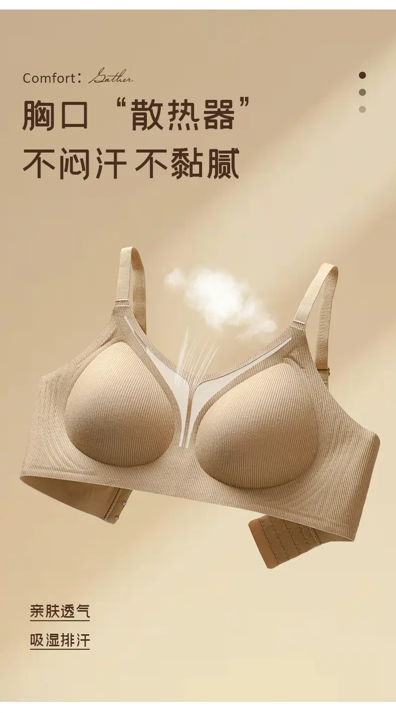 Jelly Soft Support Skin-Friendly Breathable Underwear for Women, Lift and Gather Effect, Soft Seamless Bra with Side Breast Support, Wireless Support Bra — feature 13