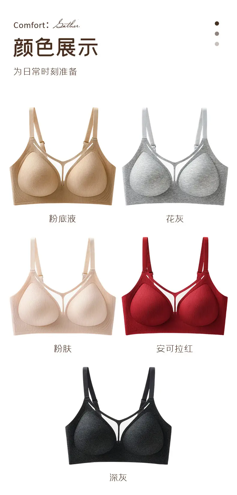 Jelly Soft Support Skin-Friendly Breathable Underwear for Women, Lift and Gather Effect, Soft Seamless Bra with Side Breast Support, Wireless Support Bra — feature 19