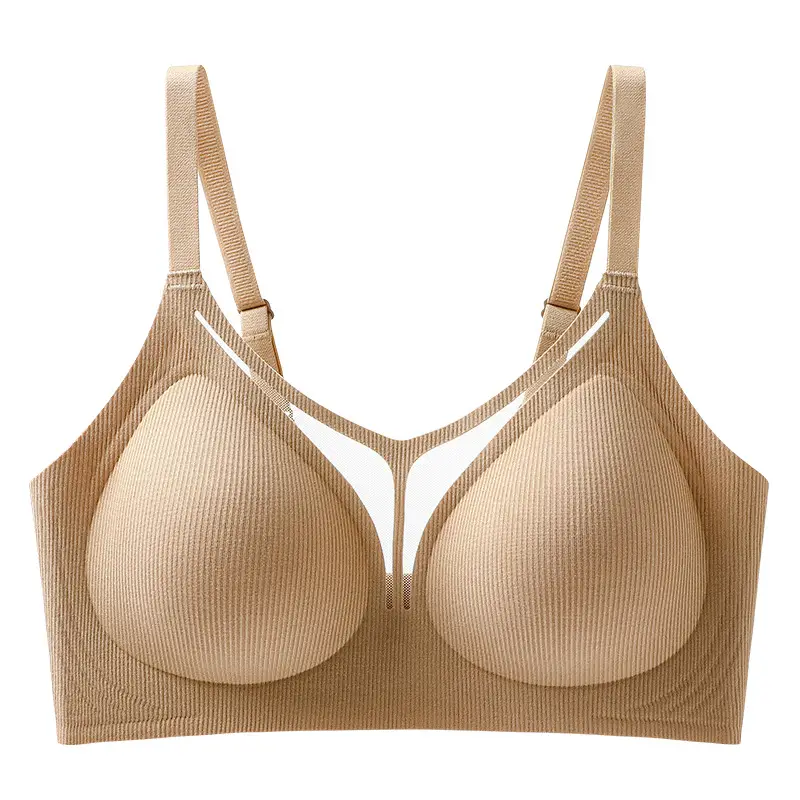 Jelly Soft Support Skin-Friendly Breathable Underwear for Women, Lift and Gather Effect, Soft Seamless Bra with Side Breast Support, Wireless Support Bra