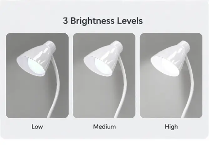 Dormitory Clip-On Eye Protection Lamp Work Study Desk Lamp Led Table Lamp USB Charging Bedroom Bedside Night Light Nightstand Lamp — feature 3