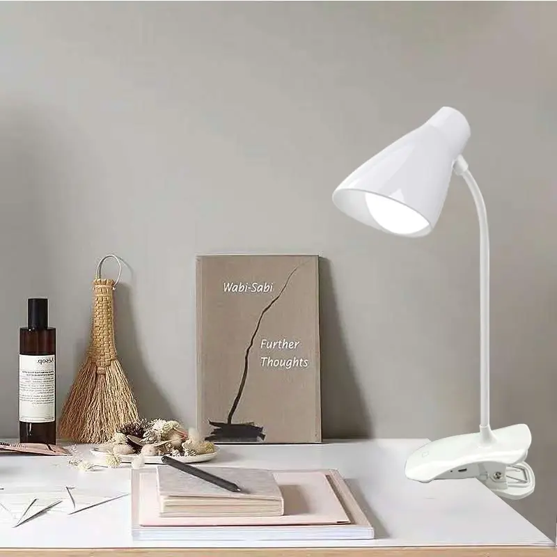 Dormitory Clip-On Eye Protection Lamp Work Study Desk Lamp Led Table Lamp USB Charging Bedroom Bedside Night Light Nightstand Lamp — feature 5