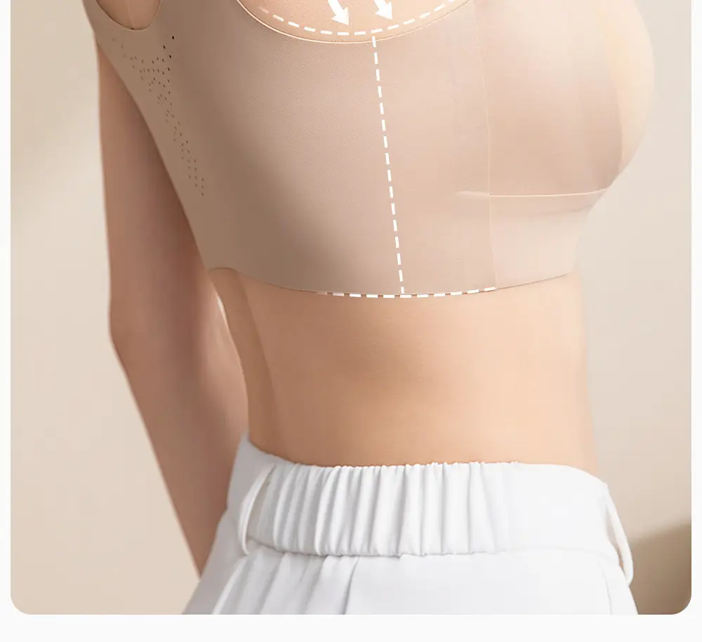 Sports Bra for Women with Front Zipper, Shockproof for Running, Fitness Training, Yoga Vest, Anti-Sagging Bra — feature 20