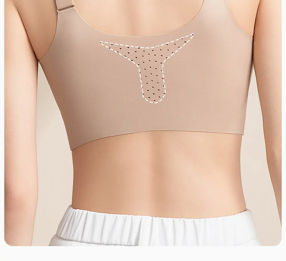 Sports Bra for Women with Front Zipper, Shockproof for Running, Fitness Training, Yoga Vest, Anti-Sagging Bra — feature 23