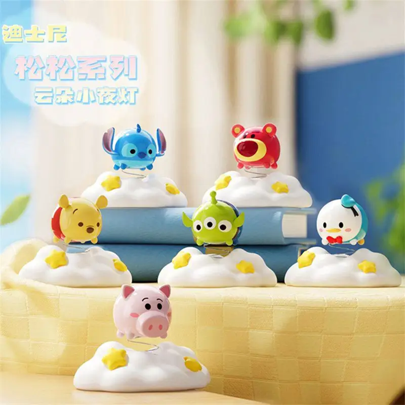 Authentic Disney Toy Story Cloud Night Light Stitch Glowing Desktop Ornament 3D Figurine