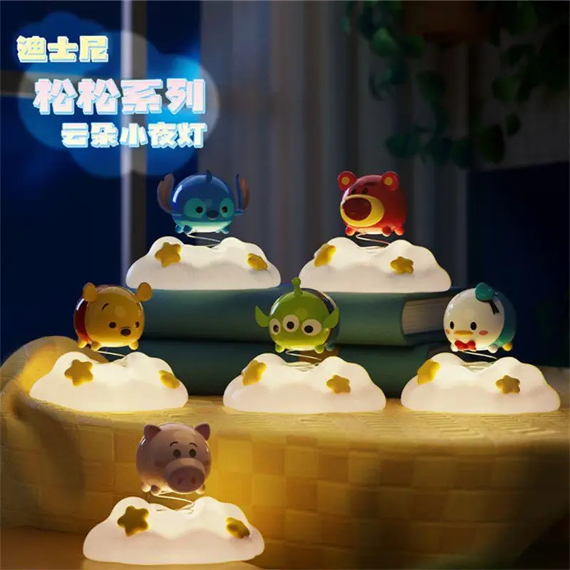 Authentic Disney Toy Story Cloud Night Light Stitch Glowing Desktop Ornament 3D Figurine