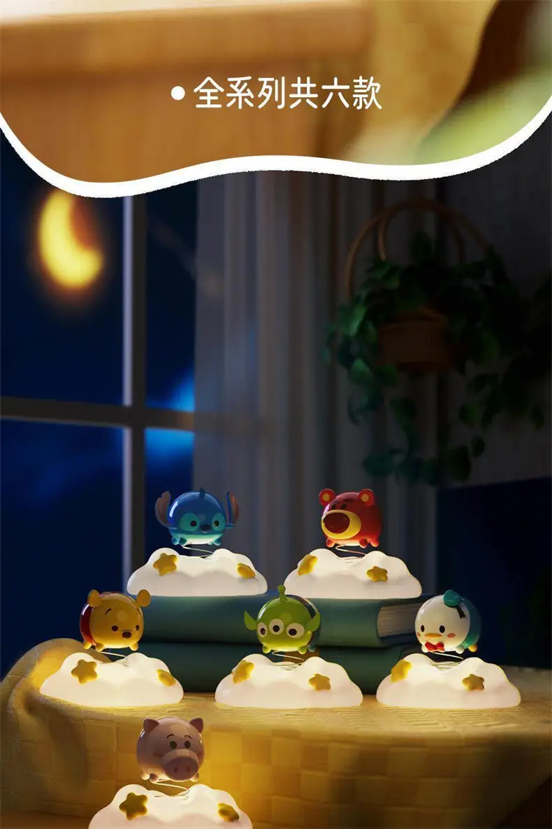 Authentic Disney Toy Story Cloud Night Light Stitch Glowing Desktop Ornament 3D Figurine — feature 11