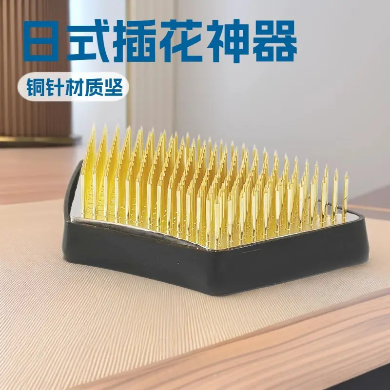 Japanese-Style Stainless Steel Kenzan Flower Arranging Tool Plant Fixing Base Chinese-Style Floral Tool Plant Holder