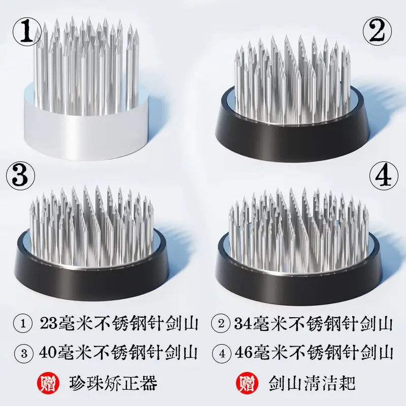 Japanese-Style Stainless Steel Kenzan Flower Arranging Tool Plant Fixing Base Chinese-Style Floral Tool Plant Holder
