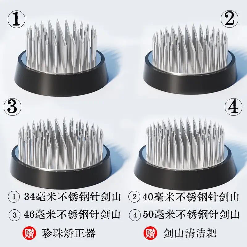 Japanese-Style Stainless Steel Kenzan Flower Arranging Tool Plant Fixing Base Chinese-Style Floral Tool Plant Holder